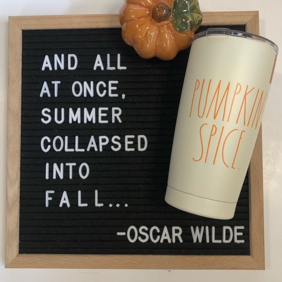 🆕 Rae Dunn “PUMPKIN SPICE” or “FALL Y’ALL” LL Stainless Steel Insulated Tumbler - Picture 2 of 16